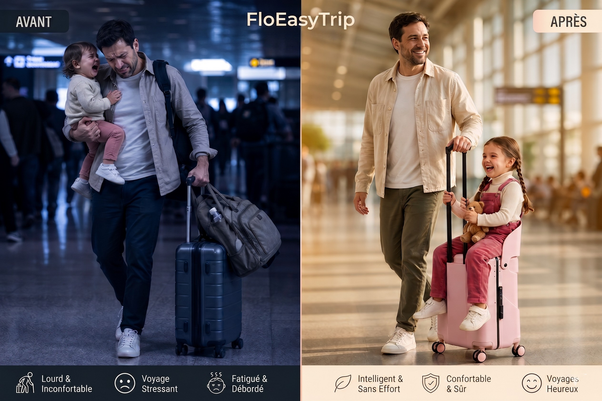 Valise cabine Enfant avec siege