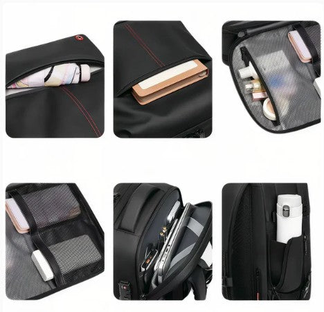 Sac à Dos de Voyage à Compression Sous Vide | Format Cabine & Antivol FloEasyTrip