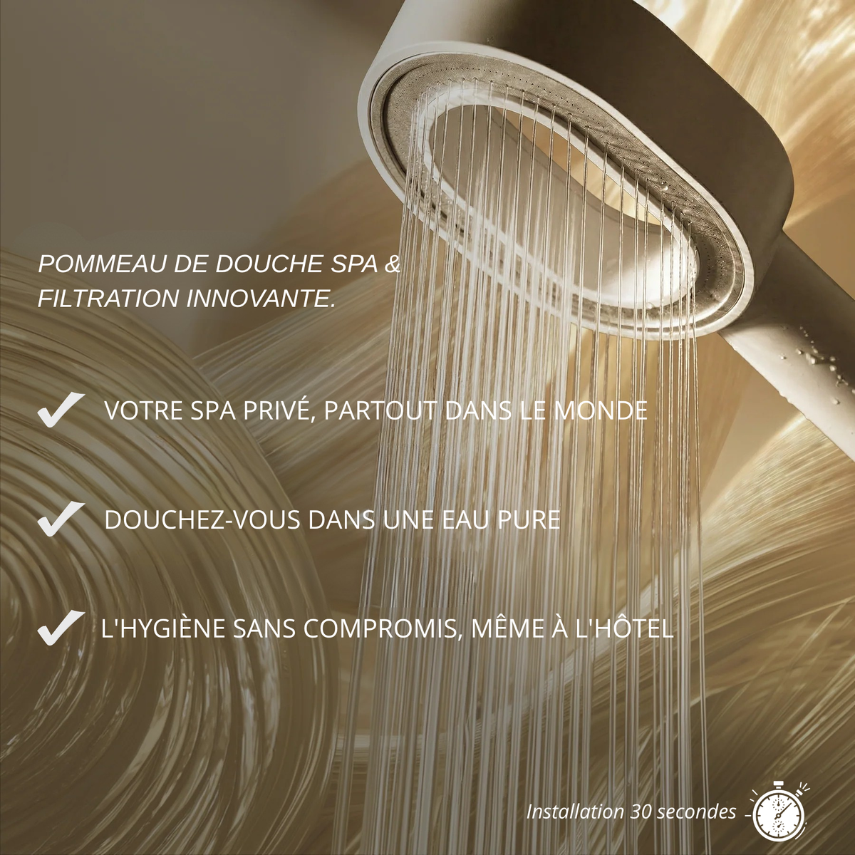 Pommeau de Douche Spa Voyageur FloEasyTrip