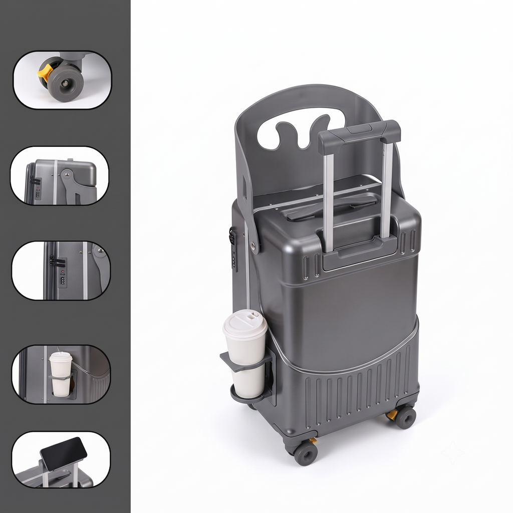 Valise Enfant avec siege intégré