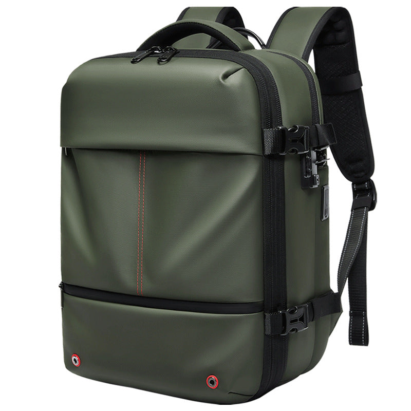 High-Capacity Water-Resistant Expandable Laptop Bag For Business Travel FloEasyTrip