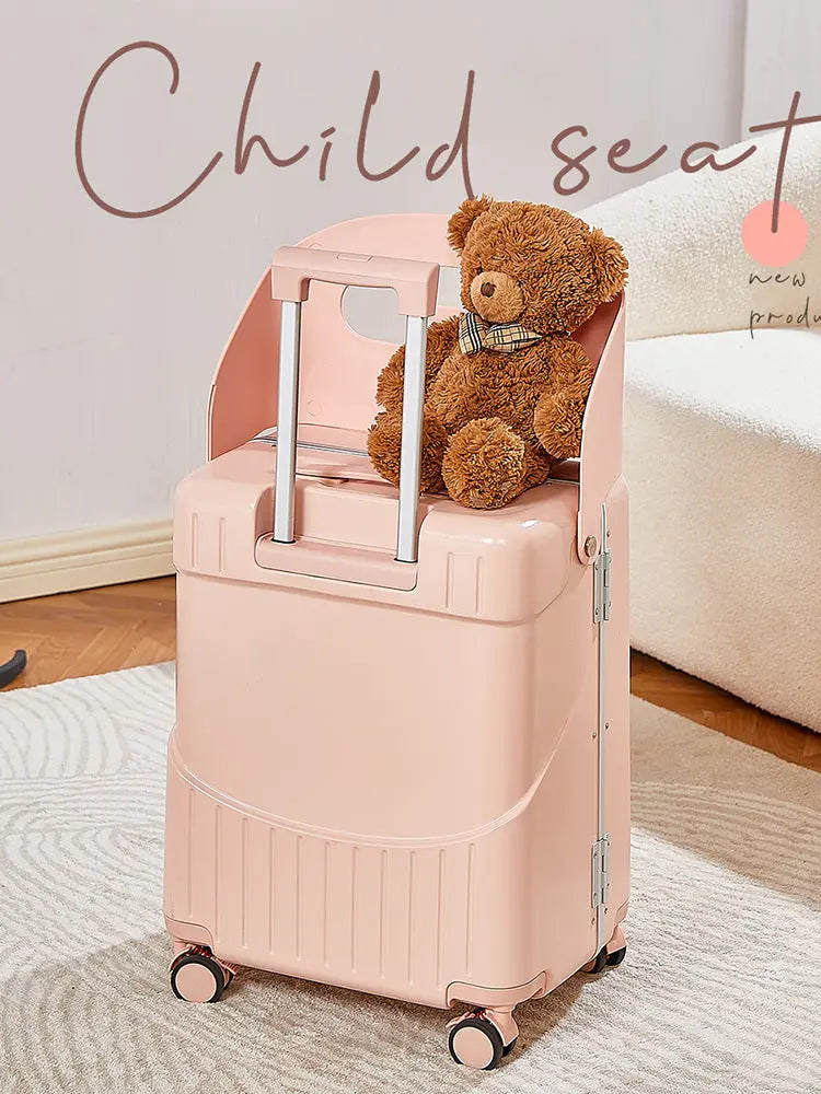 Valise Enfant avec Siège – Bagage Pratique & Confort en Voyage FloEasyTrip